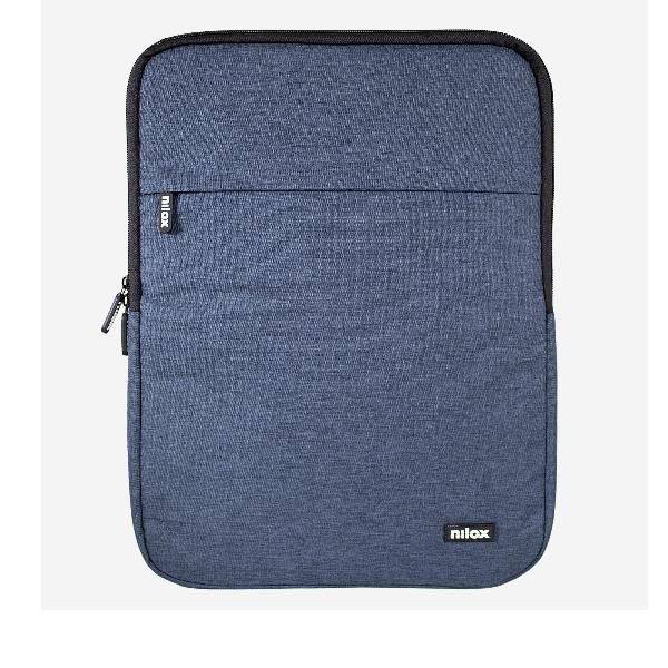 NILOX TECH BORSA A FONTINA PER NOTEBOOK DA 15.6" IN POLIESTERE 2 SCOMPARTI BLU