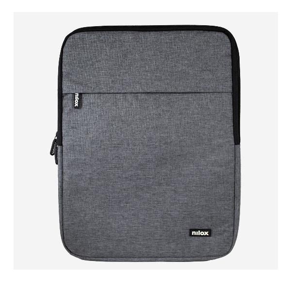 NILOX TECH BORSA A FONTINA PER NOTEBOOK DA 15.6" IN POLIESTERE 2 SCOMPARTI GRIG…