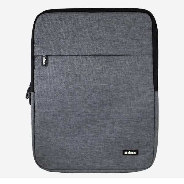 NILOX TECH BORSA A FONTINA PER NOTEBOOK DA 17.3" IN POLIESTERE 2 SCOMPARTI GRIG…