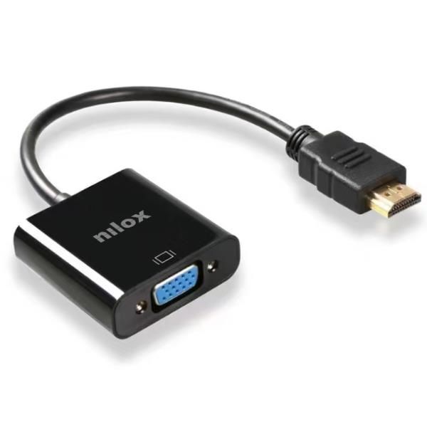 NILOX VIDEO ADAPTER HDMI - VGA M/F