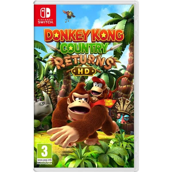 NINTENDO SWITCH DONKEY KONG COUNTRY RETURNS HD VERSIONE ITALIANA