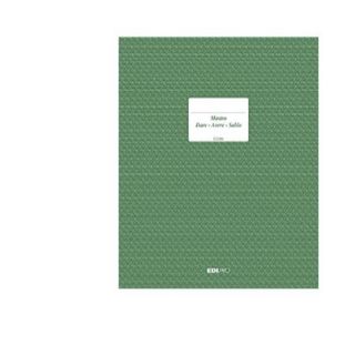 Edipro - Registro debito/credito/saldo - 96 pagine - 310 x 245 mm