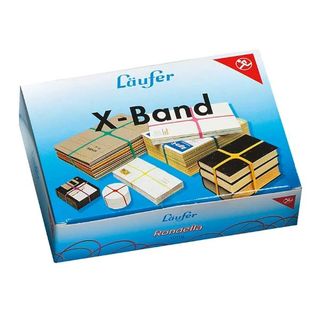 Elastici X Band - diametro 10 x 15 x 1,1 cm- 100 gr - colori assortiti - Lebez