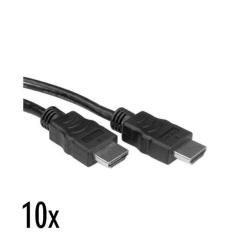 Nilox - Cavo HDMI con Ethernet - HDMI maschio a HDMI maschio - 2 m - nero (pacc…