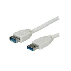 Nilox - Prolunga USB - USB Tipo A (F) a USB Tipo A (M) - USB 3.0 - 80 cm - bian…