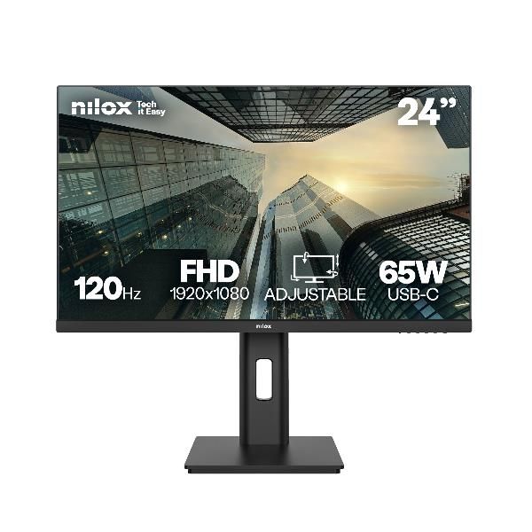 Nilox MONITOR 24 IPS 120 HZ FHD, 61 cm (24?), 1920 x 1080 Pixel, Full HD, 4 ms,…