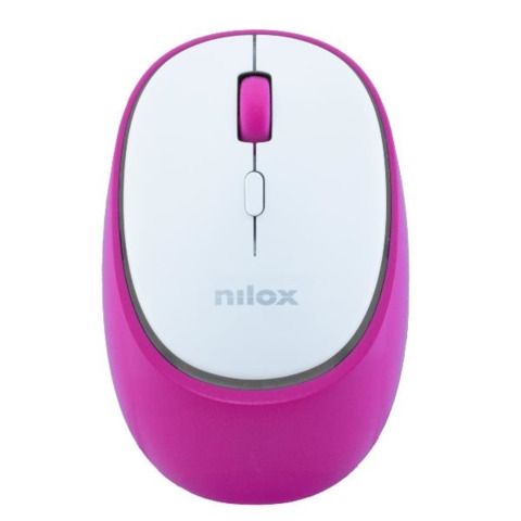 Nilox NXMDWS104, Ambidestro, Ottico, RF senza fili + Bluetooth, 1600 DPI, Rosa,…