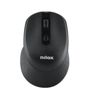 Nilox NXMWS101, Ambidestro, Ottico, RF Wireless, 1600 DPI, Nero