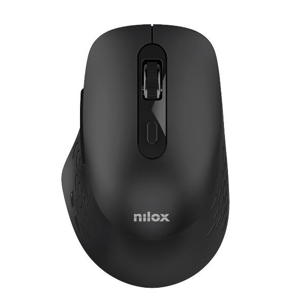 Nilox RATON DUAL WIRELESS 1600 DPI NEGRO, Ottico, Bluetooth + USB Type-A, 1600 …