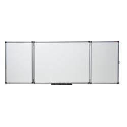 Nobo - Lavagna bianca - montabile a parete - 2400 x 900 mm - cerniera su 3 part…
