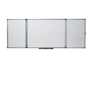 Nobo - Lavagna bianca - montabile a parete - 4000 x 1200 mm - cerniera su 3 par…
