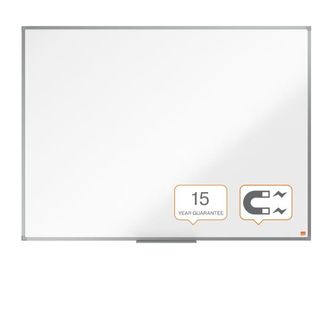 Nobo Basic - Lavagna bianca - montabile a parete - 1200 x 900 mm - acciaio - ma…