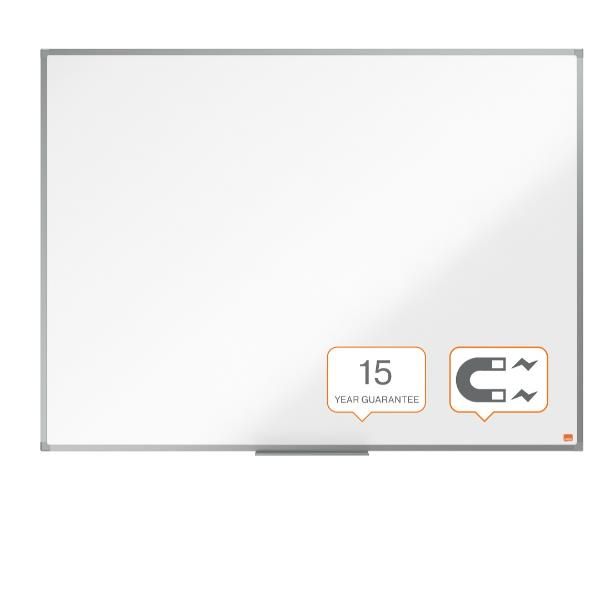 Nobo Basic - Lavagna bianca - montabile a parete - 1200 x 900 mm - acciaio - ma…