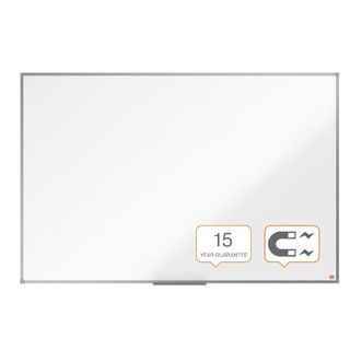 Nobo Basic - Lavagna bianca - montabile a parete - 1500 x 1000 mm - acciaio - m…