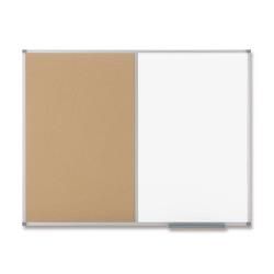 Nobo Elipse Classic - Pannello combinato: lavagna bianca, bacheca - montabile a…