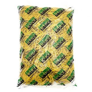 Elastico fettuccia - diametro 15 x 0,8 cm - 1 kg - gomma - verde - Lebez