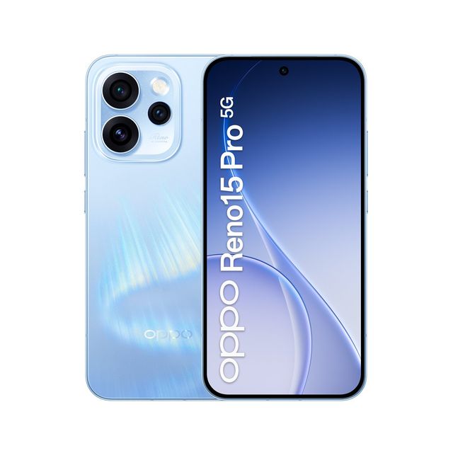 OPPO Reno 15 Pro 12+512GB 6.78" 5G Aurora Blue ITA
