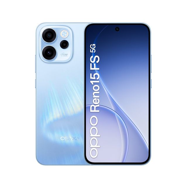 OPPO Reno 15FS 8+512GB 6.57" 5G Aurora Blue ITA