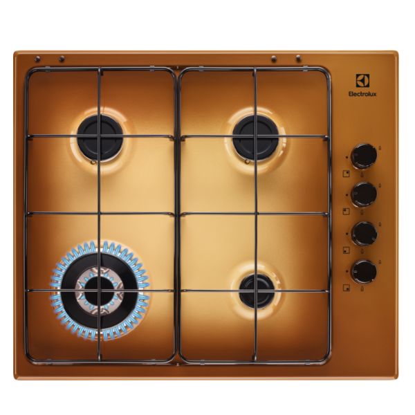 Electrolux EGS6414T - Piano cottura a gas - 4 piastre - Nicchia - larghezza: 55…