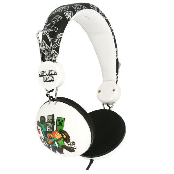 OTL MINECRAFT CUFFIE STEREO PER BAMBINI CON CAVO JACK 3.5mm