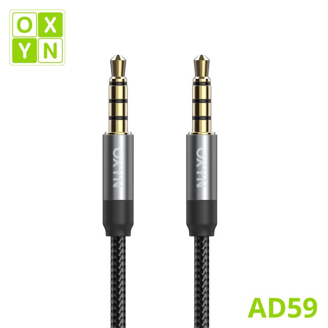 OXYN AD59 ADATTATORE JACK 3.5MM M A JACK 3.5MM M MICROFONO+AUDIO