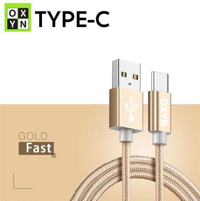 OXYN ALUMINIUM DESIGN USB CABLE TYPE-C 1M