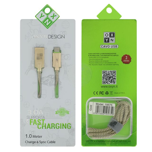 OXYN CAVO USB PLUS COMPATIBILE MICRO USB