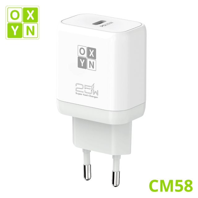 OXYN CM58 CARICATORE DA MURO PD 25W
