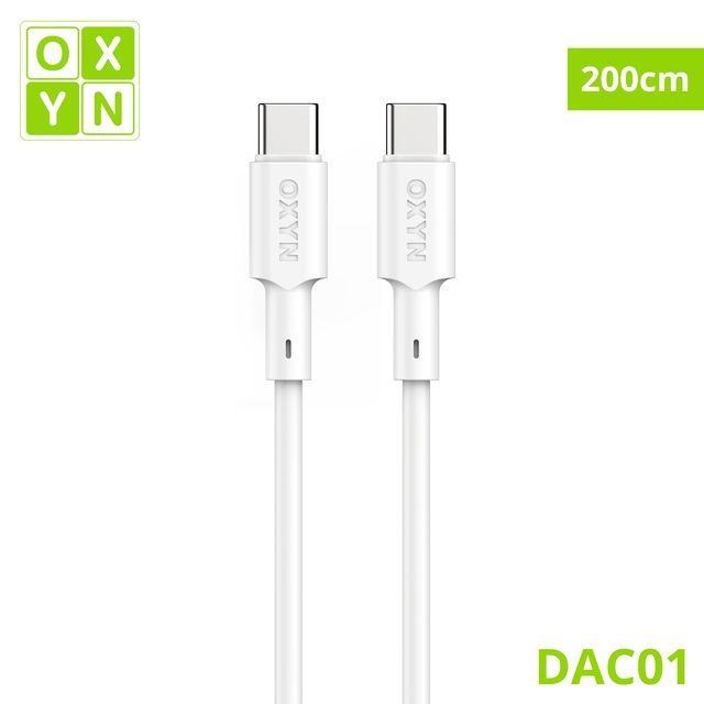 OXYN DAC01 CAVO 60W TYPE-C/TYPE-C 200CM