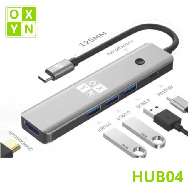 OXYN HUB04 USB C 5 IN 1 - BYL2319