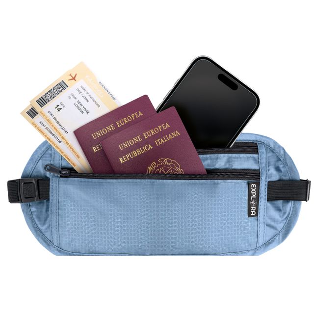 Occhiali di protezione 3M SecureFit™ 400 Scotchgard™ montatura blu/grigio SF407…