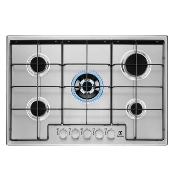Electrolux Serie 300 Slim line EGS7534X - Piano cottura a gas - 5 piastre - Nic…