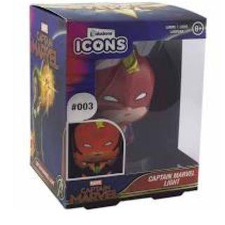 PALADONE 3D LAMPADA CAPTAIN MARVEL DA TAVOLO MULTICOLORE