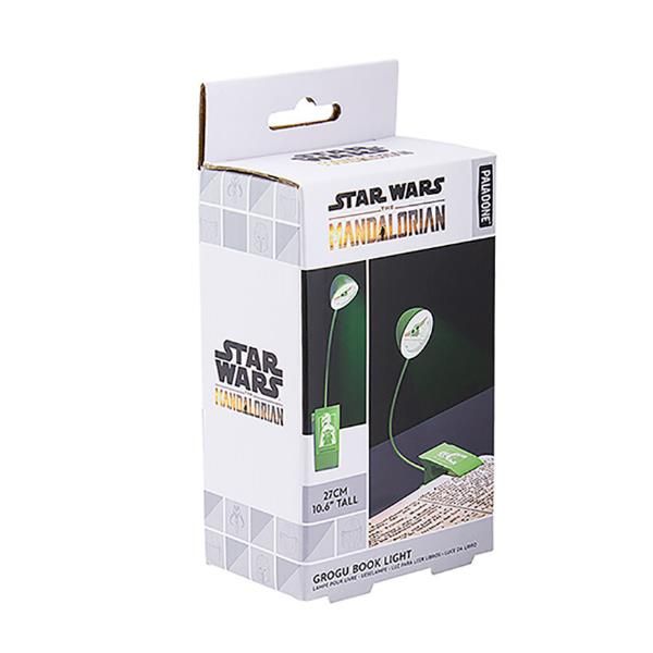 PALADONE PP10432MAN GROGU LAMPADA DA LETTURA CON CLIP VERDE