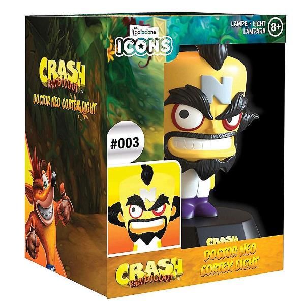 PALADONE PP5228CRV2 LAMPADA DA TAVOLO CRASH BANDICOOOT DOCTOR NEO CORTEX ICON L…