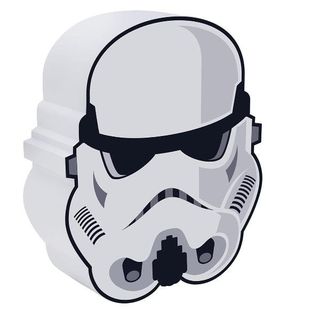 PALADONE PP9478SW LAMPADA DA SCRIVANIA STORMTROOPER STAR WARS 2D BIANCO NERO