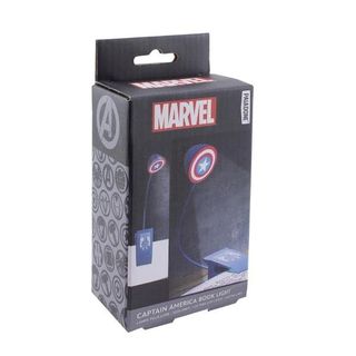 PALADONE PP9840MA LAMPADA DA LETTURA MARVEL CAPTAIN AMERICA CON CLIP BLU