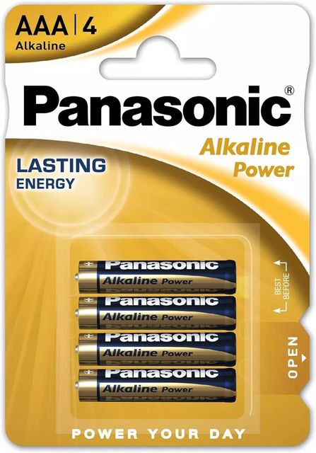 PANASONIC PILA ALKALINE POWER AAA BL4