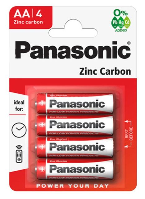 PANASONIC PILA ZINC CARBON AA BL4