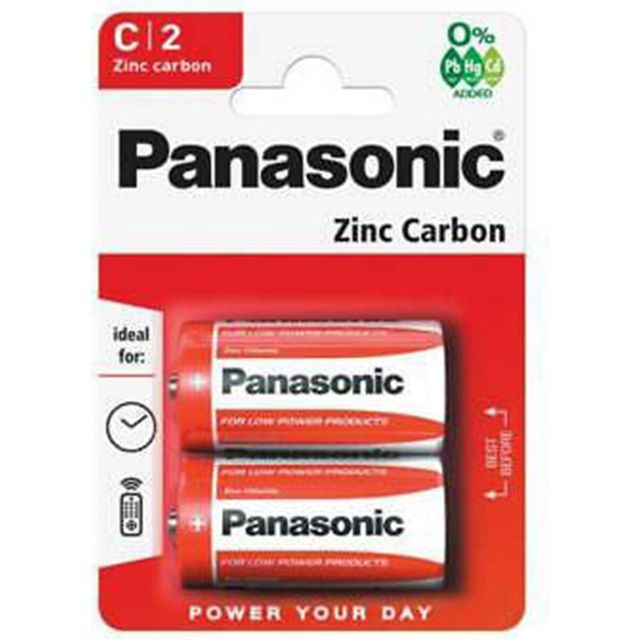 PANASONIC PILA ZINC CARBON C BL2
