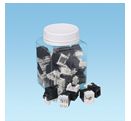 PANDUIT CF25 PRESA NETKEY RJ45U CAT.6 NERO