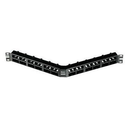 PANDUIT PANN.1U ANGOL.PER 48 RJ45S NERO
