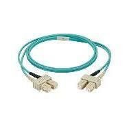 PANDUIT PATCH 2FO OM3 SCD/SCD AQUA 10M
