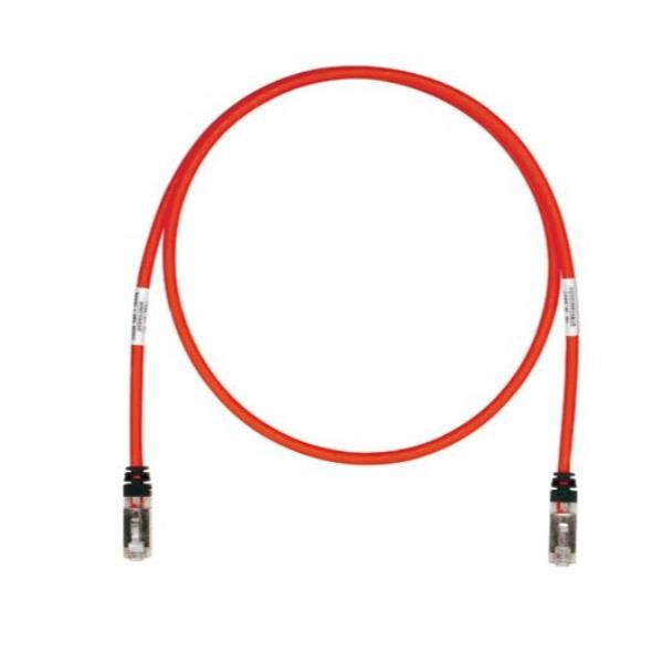 PANDUIT PATCH S/FTP CAT.6A LSHF ROSSO 10M
