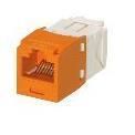 PANDUIT PRESA MINICOM RJ45U CAT.6 ARANCIO