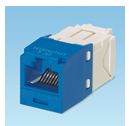 PANDUIT PRESA MINICOM RJ45U CAT.6 BLU