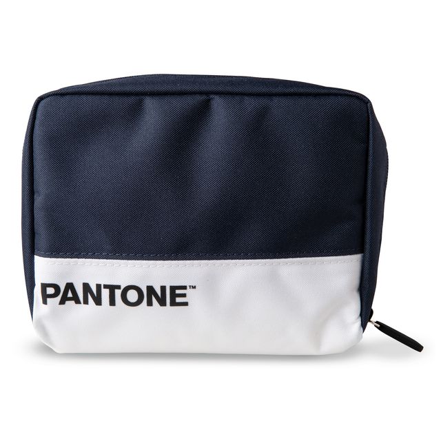 PANTONE ORGANIZER DA VIAGGIO 12.5X15X5CM TASCHE INTERNE CHIUSURA ZIP BLU
