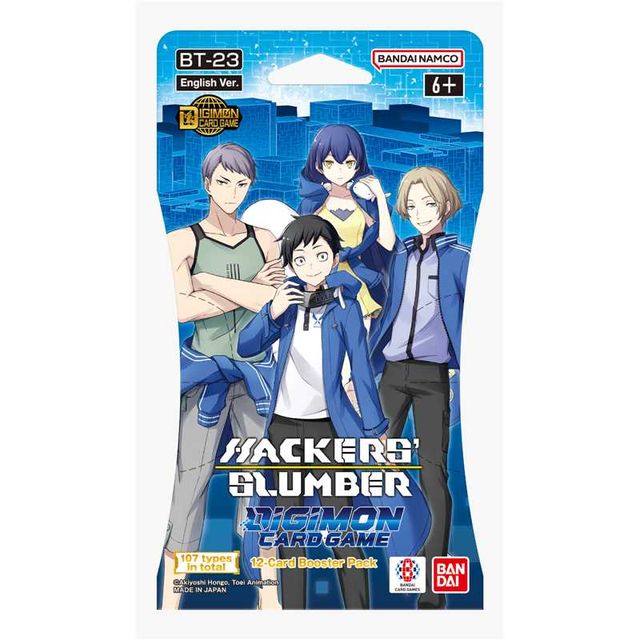PAPER SLEEVE Digimon Card Game - HACKERS’ SLUMBER (BT-23)