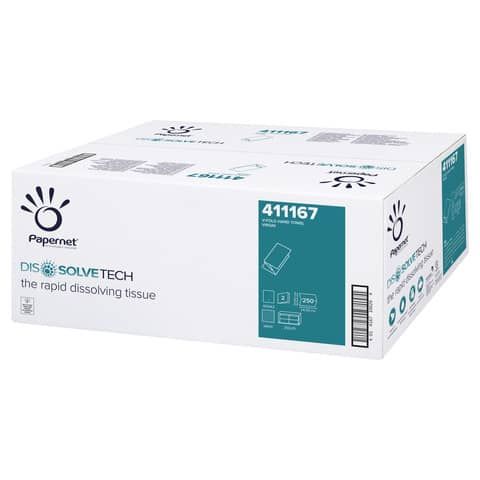 PAPERNET CF15X250 ASCIUGAMANI A V DISSOLVE T