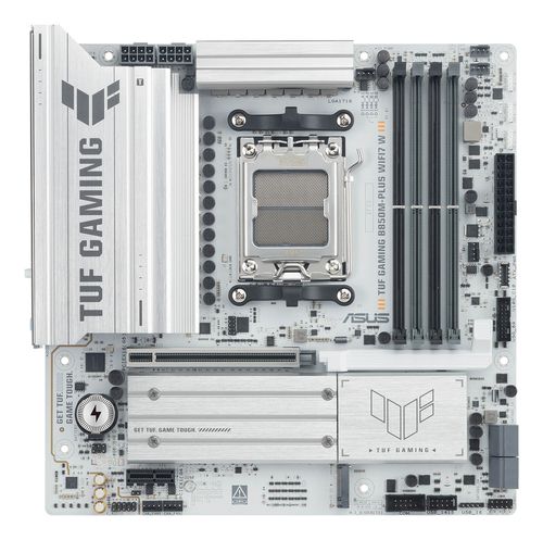 ASUS TUF GAMING B850M-PLUS WIFI7 W, AMD, Socket AM5, AMD Ryzen 7000 Series, AMD…